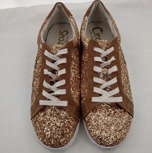 Sam Edelman circus gold/caramel Vanellope sneaker
